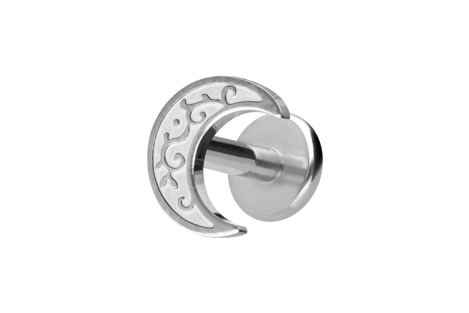 Titan Labret Piercing mit Innengewinde MOND